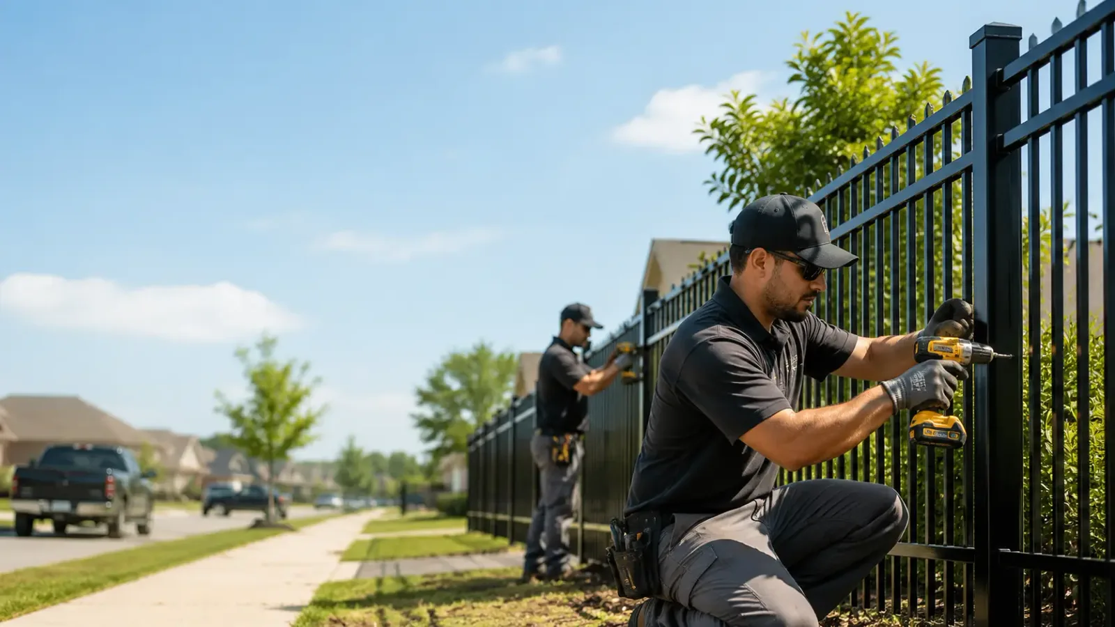 Metal Fence Installation in Crawfordsville, IA